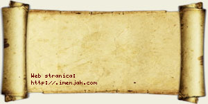 Omilj Velimirović vizit kartica